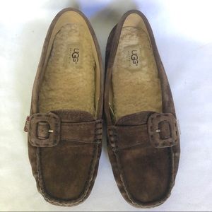 UGG Suede Slippers Brown size 7.5